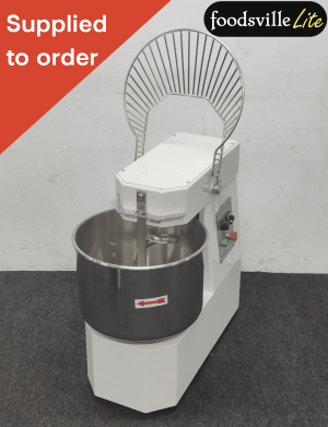 NEW Foodsville Lite 30 Litre Spiral Mixer With Guard & Timer - 13 Amp Plug In & Go!