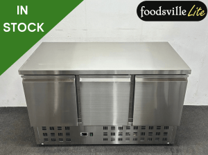 NEW Foodsville Lite 3 Door Flat Top Counter Fridge