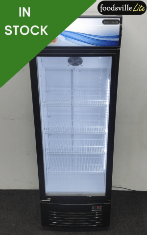 NEW Foodsville Lite Upright Glass Fronted Display Fridge