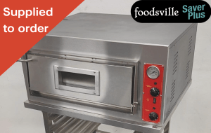 NEW Foodsville Saver Plus Single Stone Deck Electric Pizza Oven - Available on Single Phase or Three Phase
