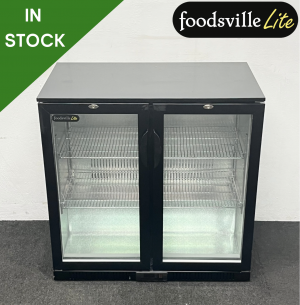 NEW Foodsville Lite 905mm 2 Door Glass Fronted Bottle Cooler