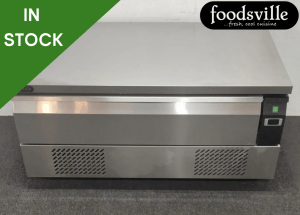 NEW Foodsville 1230mm One Drawer Chiller/Freezer Chef Base, On Wheels