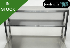 NEW Foodsville Saver Plus 1200mm Stainless Steel Double Overgantry