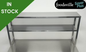 NEW Foodsville Saver Plus 1500mm Stainless Steel Double Overgantry