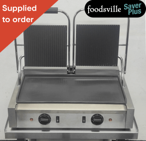 NEW Foodsville Saver Plus Twin Contact Grill - 13 Amp Plug In & Go!
