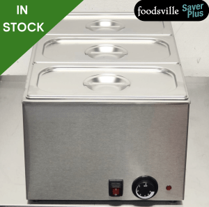 NEW Foodsville Saver Plus Countertop 1 x 1/1GN Wet Well Bain Marie - 13 Amp Plug In and Go!