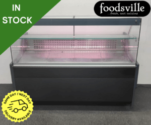 NEW Foodsville 1590mm Refrigerated Serveover Counter, On Wheels