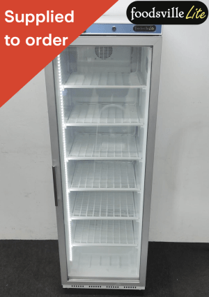 NEW Foodsville Lite Upright Glass Display Freezer