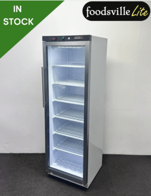 NEW Foodsville Lite Upright Glass Display Freezer