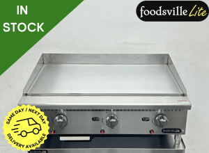 NEW Foodsville Lite 910mm Heavy Duty Countertop Griddle - Available On Natural Gas Or LPG