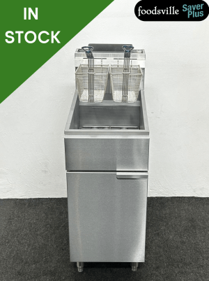NEW Foodsville Saver Plus One Pan Two Basket 3 Burner Fryer - Available On Natural Gas Or LPG