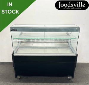 NEW Foodsville 1340mm Refrigerated Serveover Counter, On Wheels