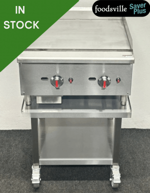 NEW Foodsville Saver Plus 620mm Griddle On Mobile Stand – Available On Natural Gas Or LPG