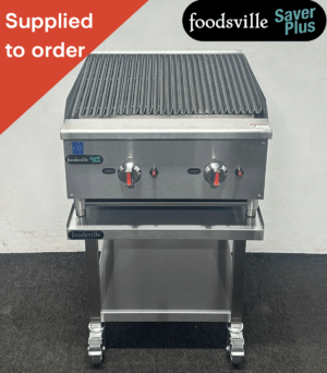 NEW Foodsville Saver Plus 610mm Chargrill On Mobile Stand – Available On Natural Gas Or LPG