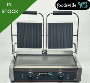 NEW Foodsville Saver Plus Twin Contact Grill - 13 Amp Plug In & Go!
