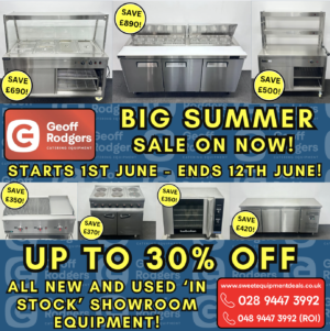 NEW Foodsville Lite Stainless Steel 600 Litre Upright Fridge On Wheels, With Digital Temperature Controller