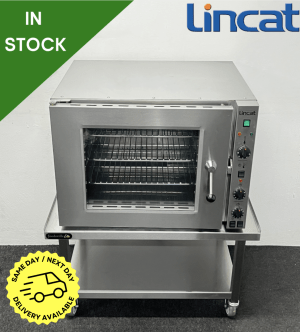 Used Lincat EC08 Convection Oven On Mobile Stand - 13 Amp Plug In & Go!