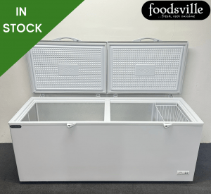 NEW Foodsville 1930mm Stainless Steel Split Lid Chest Freezer
