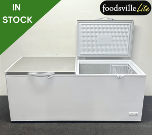 NEW Foodsville Lite 1930mm Stainless Steel Split Lid Chest Freezer