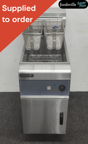 NEW Foodsville Saver Plus One Pan Two Basket Fryer - Single Phase Electric