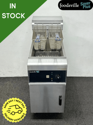 NEW Foodsville Saver Plus One Pan Two Basket Fryer - Single Phase Electric