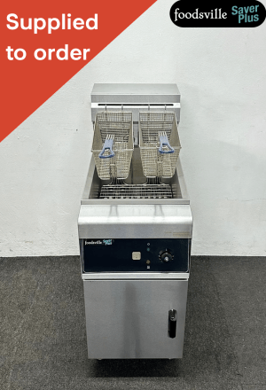 NEW Foodsville Saver Plus One Pan Two Basket Fryer - Single Phase Electric