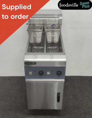 NEW Foodsville Saver Plus Twin Tank Twin Basket Fryer - Single Phase Electric