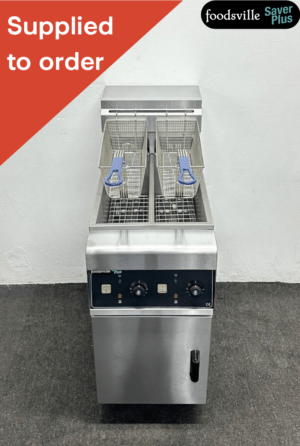 NEW Foodsville Saver Plus Twin Pan Twin Basket Fryer - Single Phase Electric