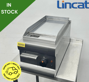 Used Lincat 300mm Countertop Chrome Top Mirror Griddle - 13 Amp Plug In & Go!