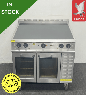 Used Falcon 4 Ring Induction Hob & Oven, On Wheels - 3 Phase Electric