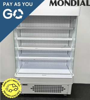 Pay As You Go: Used Mondial 1250mm Elite White Multideck, On Wheels