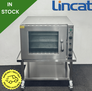 Used Lincat EC08 Convection Oven On Mobile Stand - 13 Amp Plug In & Go!