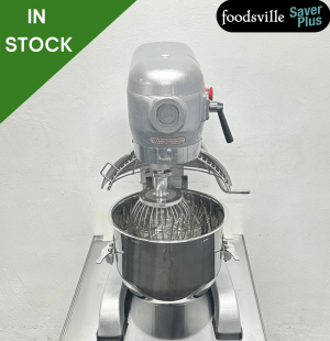 NEW Foodsville Saver Plus 20 Litre Planetary Mixer with Stainless Steel Bowl, Whisk, Beater and Dough Hook – 13 Amp Plug In & Go!