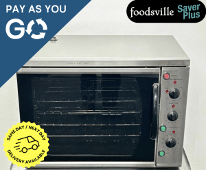 Pay As You Go: New Foodsville Saver Plus 1/1 GN Countertop Convection Oven – 13 Amp Plug In & Go!
