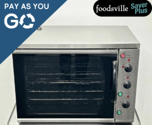 Pay As You Go: New Foodsville Saver Plus 1/1 GN Countertop Convection Oven – 13 Amp Plug In & Go!