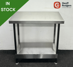 Used 900mm Stainless Steel Centre Table With Undershelf