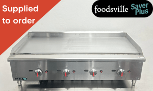 NEW Foodsville Saver Plus 1200mm Griddle – Available On Natural Gas or LPG