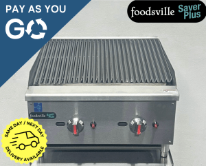 Pay As You Go: New Foodsville Saver Plus 610mm Heavy Duty Countertop Chargrill – Available On Natural Gas Or LPG