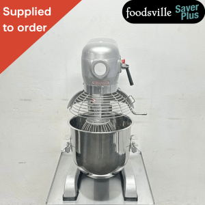 NEW Foodsville Saver Plus 30 Litre Planetary Mixer with Stainless Steel Bowl, Whisk, Beater and Dough Hook – 13 Amp Plug In & Go!