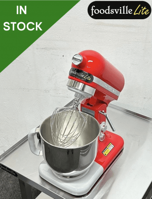 NEW Foodsville Lite 7 Litre Planetary Mixer with Stainless Steel Bowl, Whisk, Beater and Dough Hook – 13 Amp Plug In & Go!