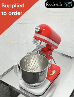 NEW Foodsville Saver Plus 7 Litre Planetary Mixer with Stainless Steel Bowl, Whisk, Beater and Dough Hook – 13 Amp Plug In & Go!
