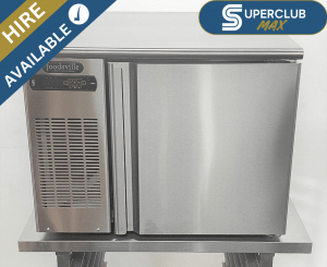 SuperClub MAX Hire: NEW Foodsville 3 x 1/1 GN Stainless Steel Blast Chiller & Freezer – Includes Trays!