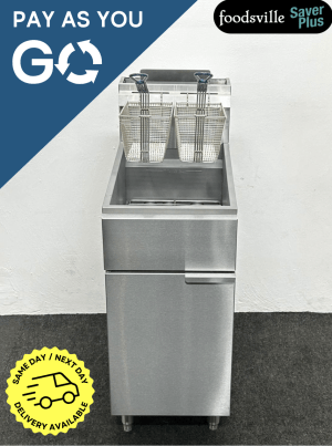 Pay As You Go: New Foodsville Saver Plus One Pan Two Basket 3 Burner Fryer – Available On Natural Gas Or LPG