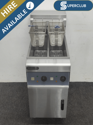 SuperClub Hire: NEW Foodsville Saver Plus Twin Tank Twin Basket Fryer – Single Phase Electric