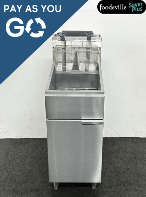 Pay As You Go: New Foodsville Saver Plus One Pan Two Basket 3 Burner Fryer – Available On Natural Gas Or LPG