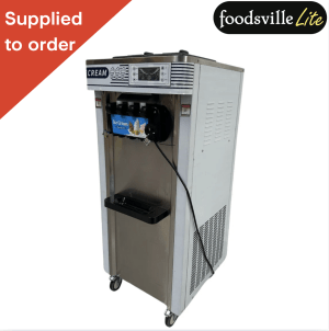 NEW Foodsville Lite 2 x 6 Litre Ice Cream Machine, With Air Pump & Precooling System