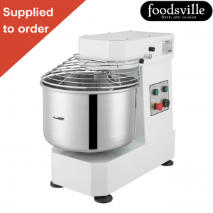 NEW Foodsville 40 Litre Spiral Mixer With Guard & Timer - 13 Amp Plug In & Go!