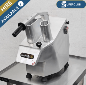 SuperClub Hire: NEW Foodsville Lite 570mm Vegetable Prep Machine, With 5x Slicing & Grating Discs – 13 Amp Plug In & Go!