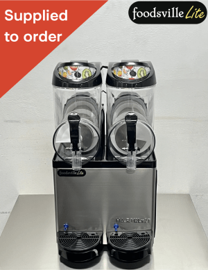 NEW Foodsville Lite 2 x 12 Litre Slush Machine - Circular Drip Tray
