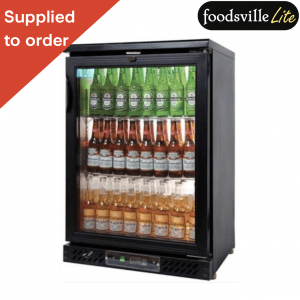 NEW Foodsville Lite 605mm Single Door Glass Fronted Bottle Cooler